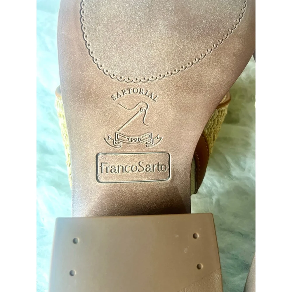 Franco Sarto Sia Slide Sandals Women Size 9.5M